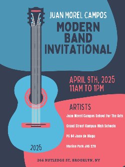 Modern Band Invitational Flyer